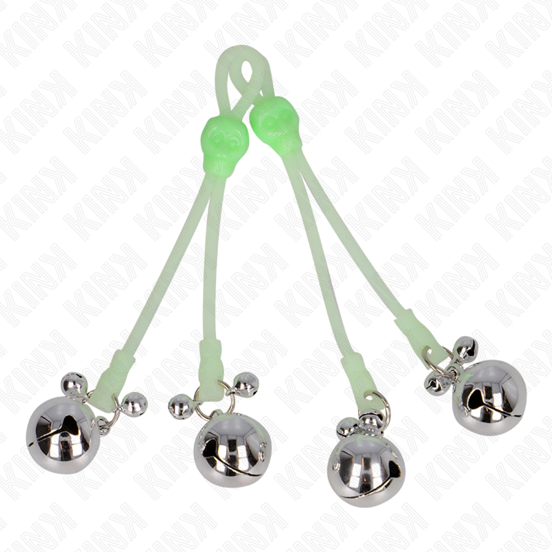 KINK – PINZE PER CAPEZZOLI TESCHIO LUMINOSO CON ANELLO REGOLABILI