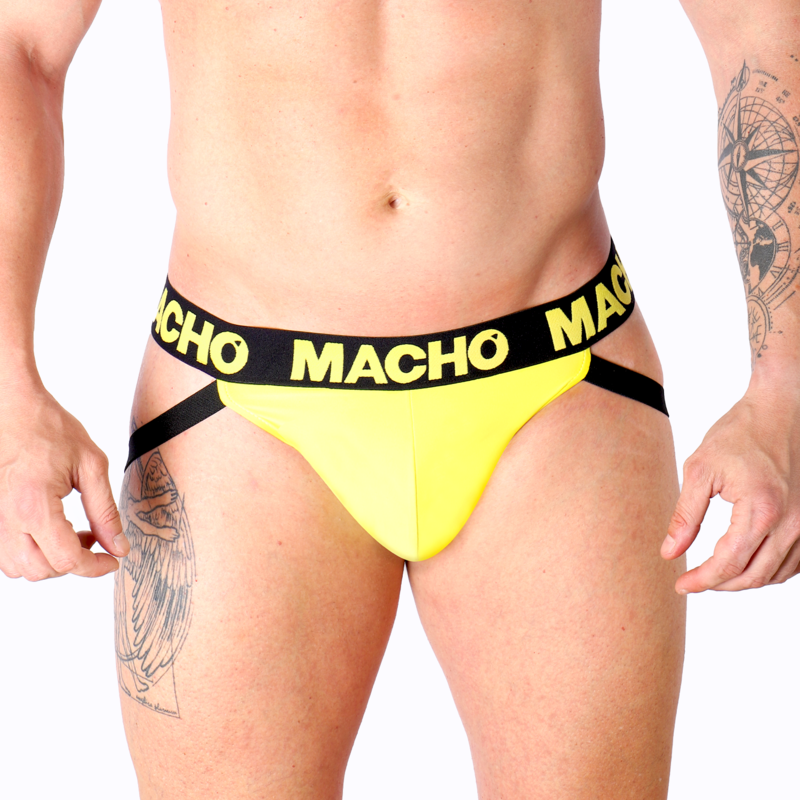 MACHO – MX25A JOCK LYCRA YELLOW