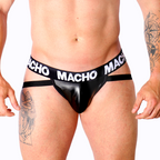 MACHO – MX25NC JOCK NERO PELLE