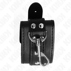 Kink Dungeon – Abschliessbare Handgelenksfesseln, Schwarz, 21–28 cm