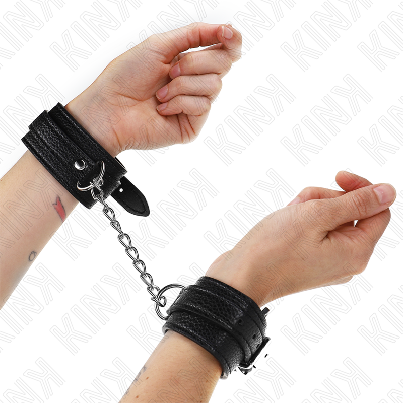 KINK – RESISTENZA DA POLSO CON MOTIVO SERPENTE NERO REGOLABILE 20-28 CM X 5,4 CM