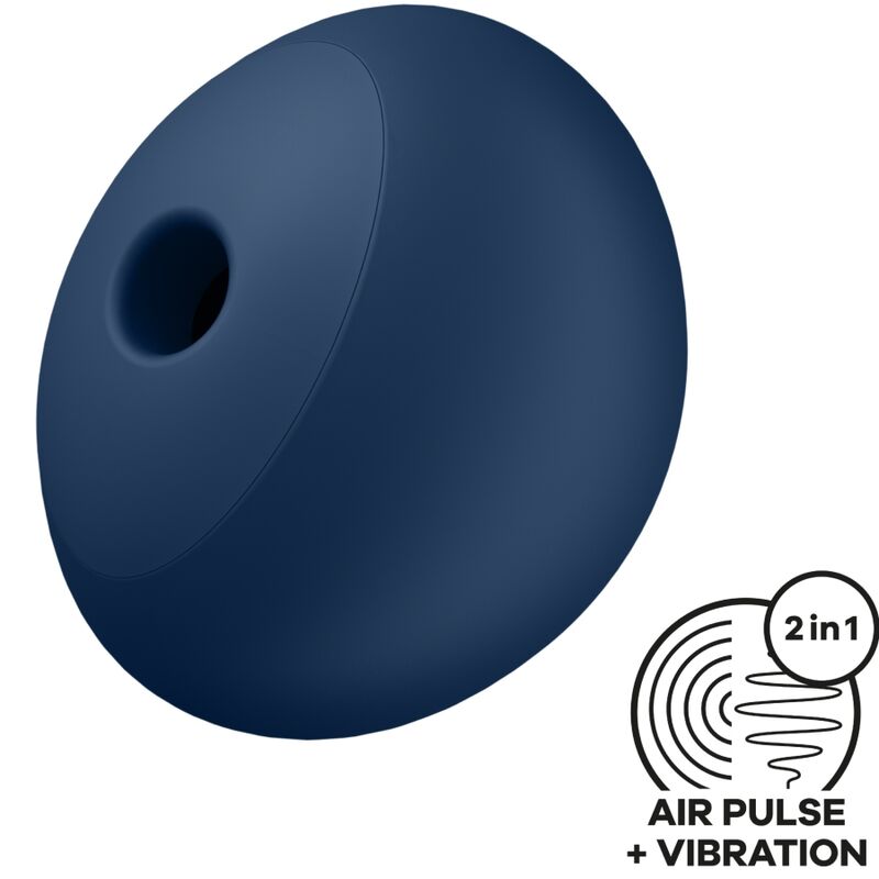 SATISFYER Air Power 4 – Stimulator & Vibrator, blau