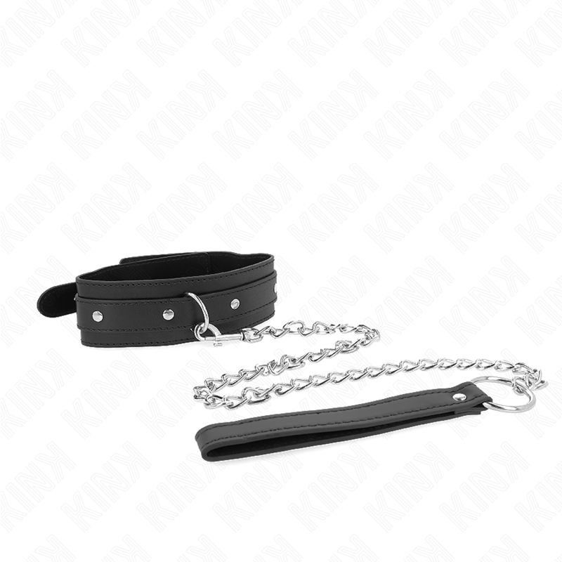 Kink – Halsband mit Ring und Leine, 65 cm