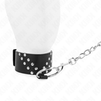 KINK – COLLANA CON CINTURA 65 CM CON RIVETTO A V REGOLABILE 36-43 CM X 5 CM