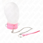 KINK – Halsband mit Leine, 65 cm, mit Einschränkungen, 36–42 cm x 5,5 cm