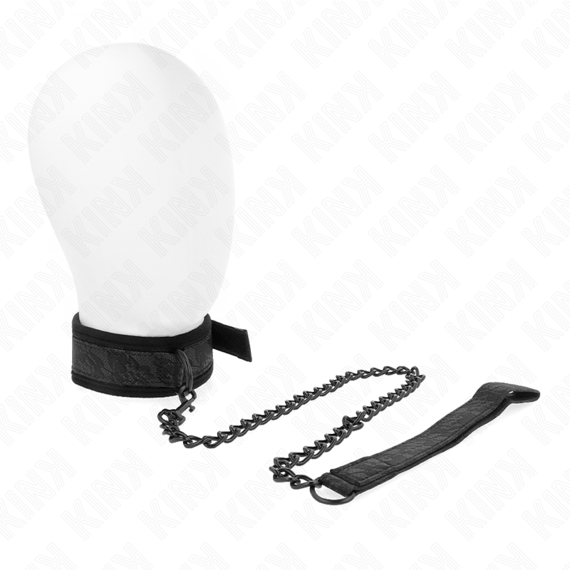 Kink Modell 5 – Verstellbares Halsband mit Leine, 34–54 cm, Leine 77 cm