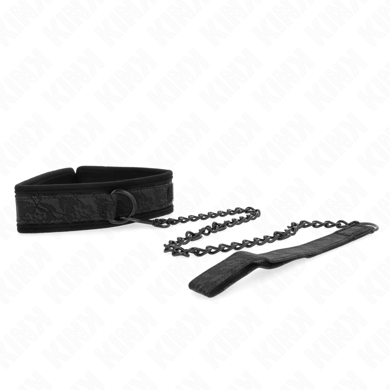 KINK – COLLARE MODELLO BASE CON GUINZAGLIO 77 CM MODELLO 5 REGOLABILE 34-54 CM X 5 CM