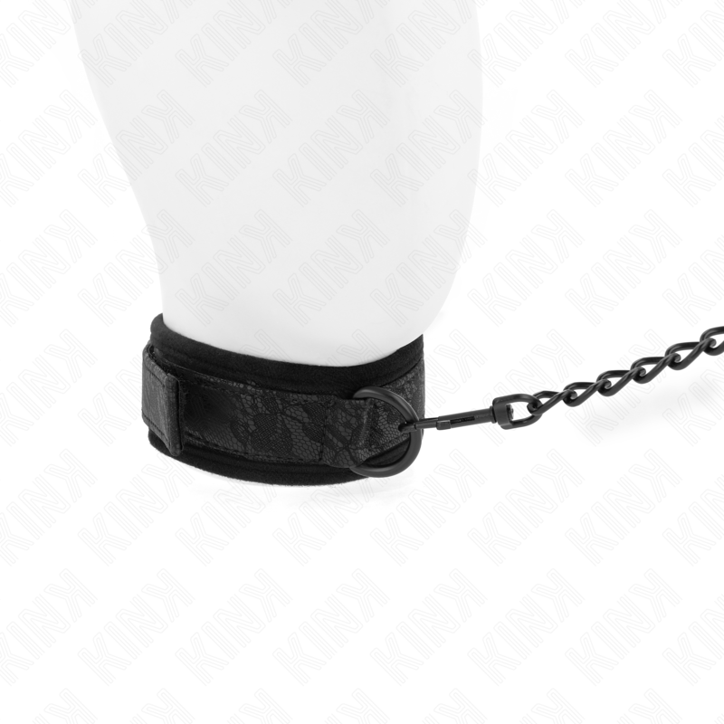 KINK – COLLARE MODELLO BASE CON GUINZAGLIO 77 CM MODELLO 5 REGOLABILE 34-54 CM X 5 CM