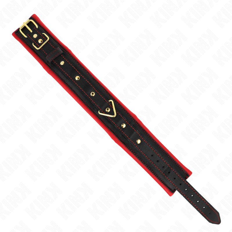 KINK – COLLARE CON GUINZAGLIO IN TESSUTO TINTO REGOLABILE 33-48 CM X 5,7 CM