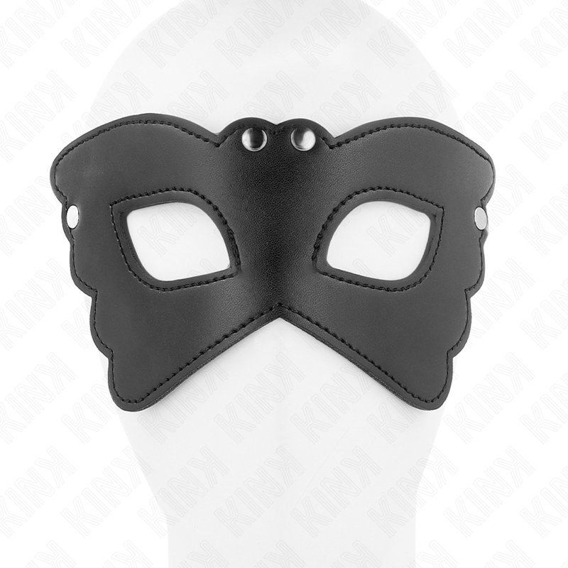 KINK – BUTTERFLY SHAPED LEATHERETTE MASK 20 x 9 CM