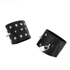 Kink – Punk-Handgelenkfesseln mit Spikes, 25 x 6 cm