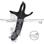ARMONY – DILDO CON ANELLO E VIBRATORE NERO