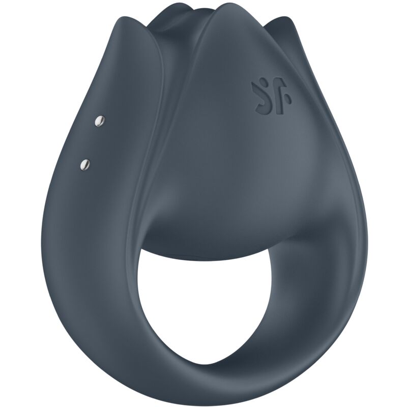 SATISFYER – PERFECT PAIR 2 MULTIVIBRATOR 2 IN 1 PENIS RING AND FINGER STIMULATOR GREY