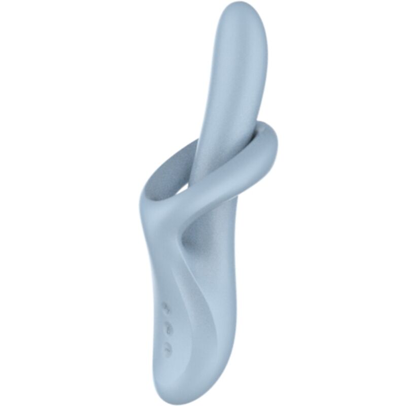 SATISFYER Heat Flex 4 – Vibratore riscaldante con 12 programmi, blu
