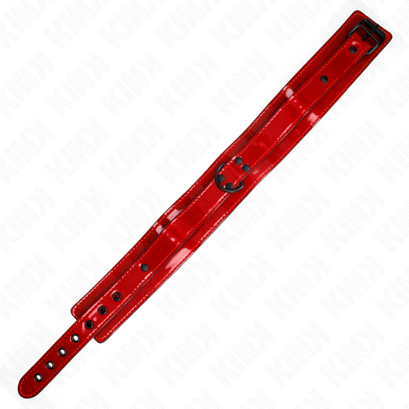 Kink – Verstellbares Halsband, Weinrot, 37,5–49,5 cm x 5 cm