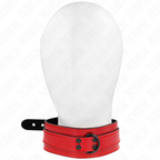 Kink – Verstellbares Halsband, Weinrot, 37,5–49,5 cm x 5 cm