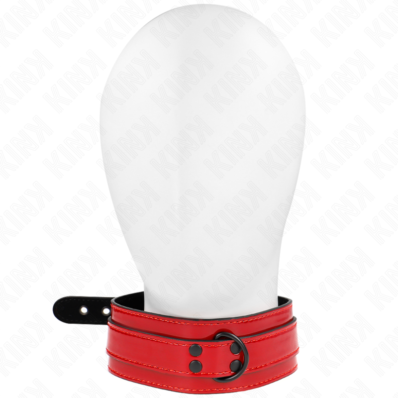 Kink – Verstellbares Halsband, Weinrot, 37,5–49,5 cm x 5 cm