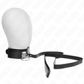 Kink – Halsband aus Kunstleder mit Nietenleine, 116 cm