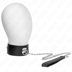 KINK – Halskette mit Gürtel und breitem Band, 65 cm, verstellbar 33,5–41 cm x 5 cm