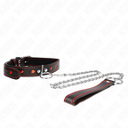 KINK – COLLANA CON CINTURINO 65 CM DETTAGLI CUORE 52,5 X 2,5 CM