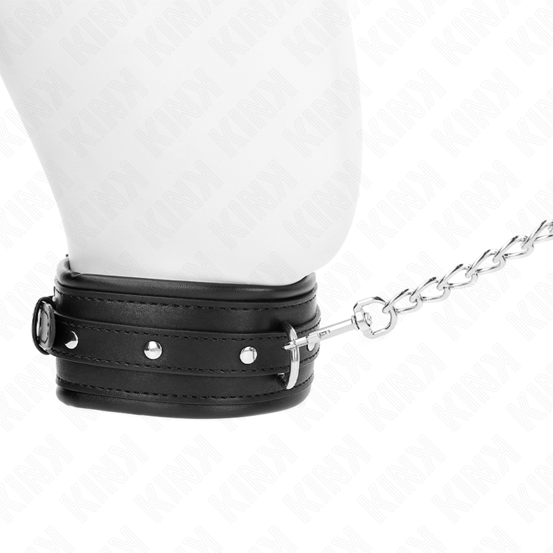 Kink – Halsband mit glänzendem Schnallenband, 65 cm