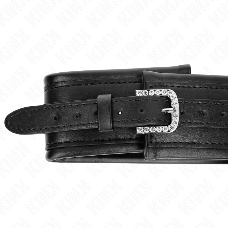 Kink – Halsband mit glänzendem Schnallenband, 65 cm