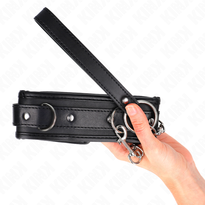 Kink Modell 1 – Halsband mit Leine, 53 x 6 cm, Leine 65 cm