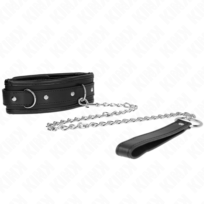 Kink Modell 1 – Halsband mit Leine, 53 x 6 cm, Leine 65 cm