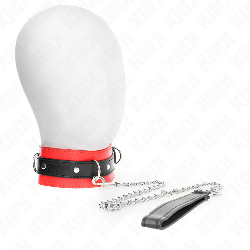 KINK – Halsband mit Gürtel und Riemen, 65 cm, 54 x 4,5 cm
