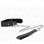 Kink Modell 4 – Verstellbares Halsband mit Leine, 36–43 cm