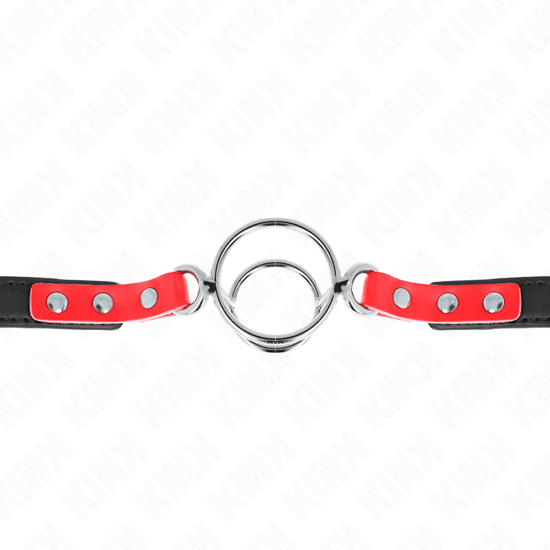 Kink – Knebel mit mehreren O-Ringen, Rot, 4/4,8 cm