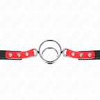 Kink – Knebel mit mehreren O-Ringen, Rot, 4/4,8 cm