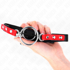 Kink – Knebel mit mehreren O-Ringen, Rot, 4/4,8 cm