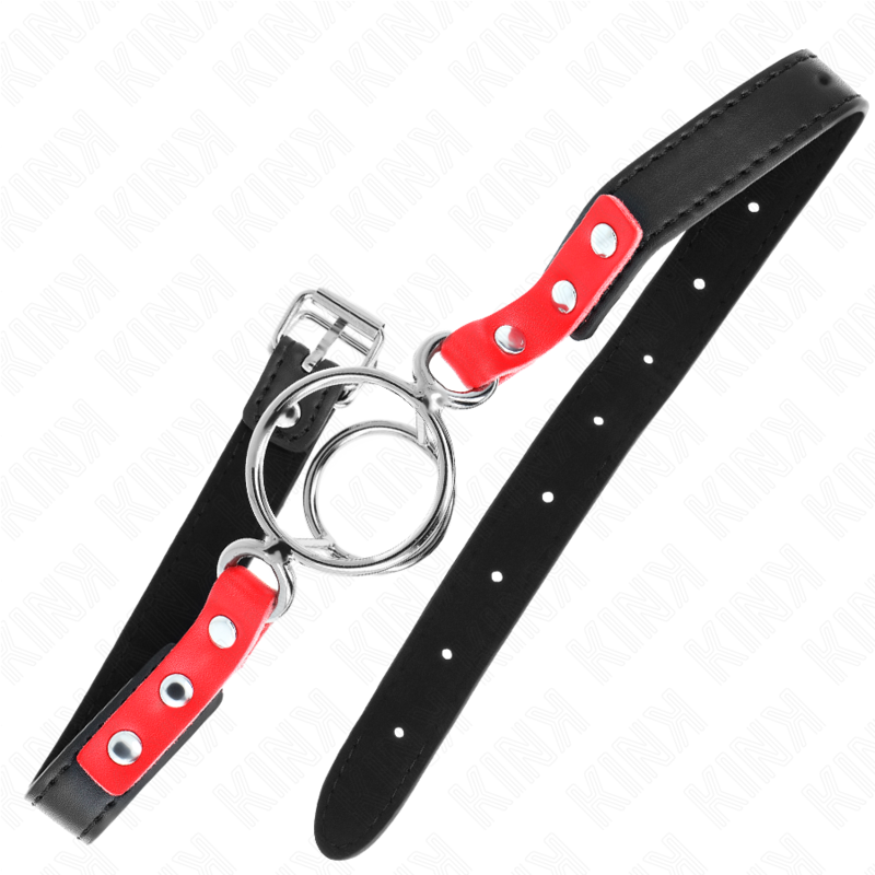 Kink – Knebel mit mehreren O-Ringen, Rot, 4/4,8 cm