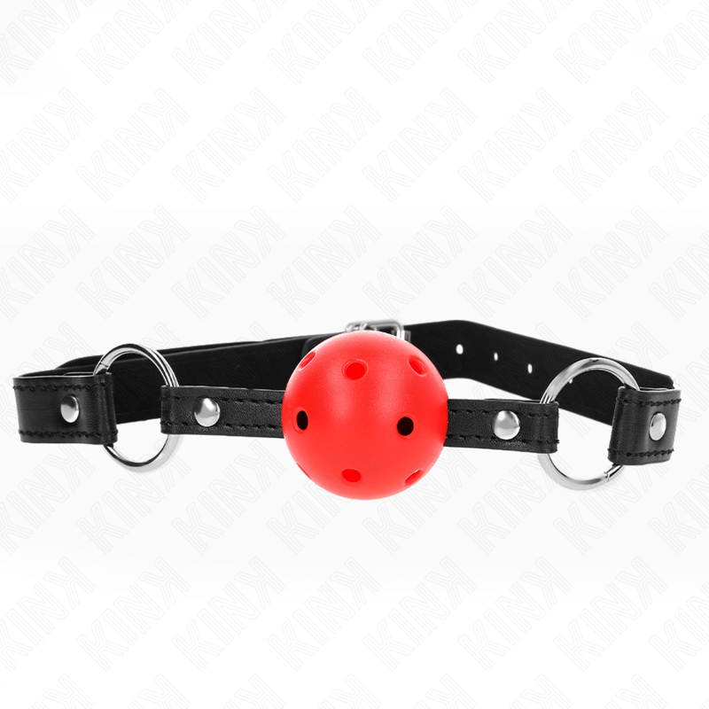 KINK – Hohlharter Ballknebel, 4,5 cm, Modell 1, 63,5 x 2 cm