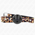 Kink Leopard – Atmungsaktiver Ballknebel, 4,5 cm