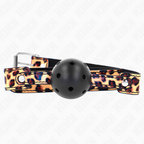 Kink Leopard – Atmungsaktiver Ballknebel, 4,5 cm