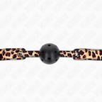 Kink Leopard – Atmungsaktiver Ballknebel, 4,5 cm