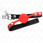 KINK – Silikon-Ballknebel, 4 cm, mit Schloss, 60 x 2 cm