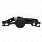 KINK – Silikon-Ballknebel, 4 cm, mit Schloss, 60 x 2 cm