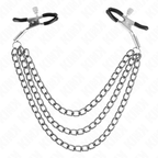 KINK – NIPPLE CLAMPS WITH 3 CHAINS 20/23/28 CM