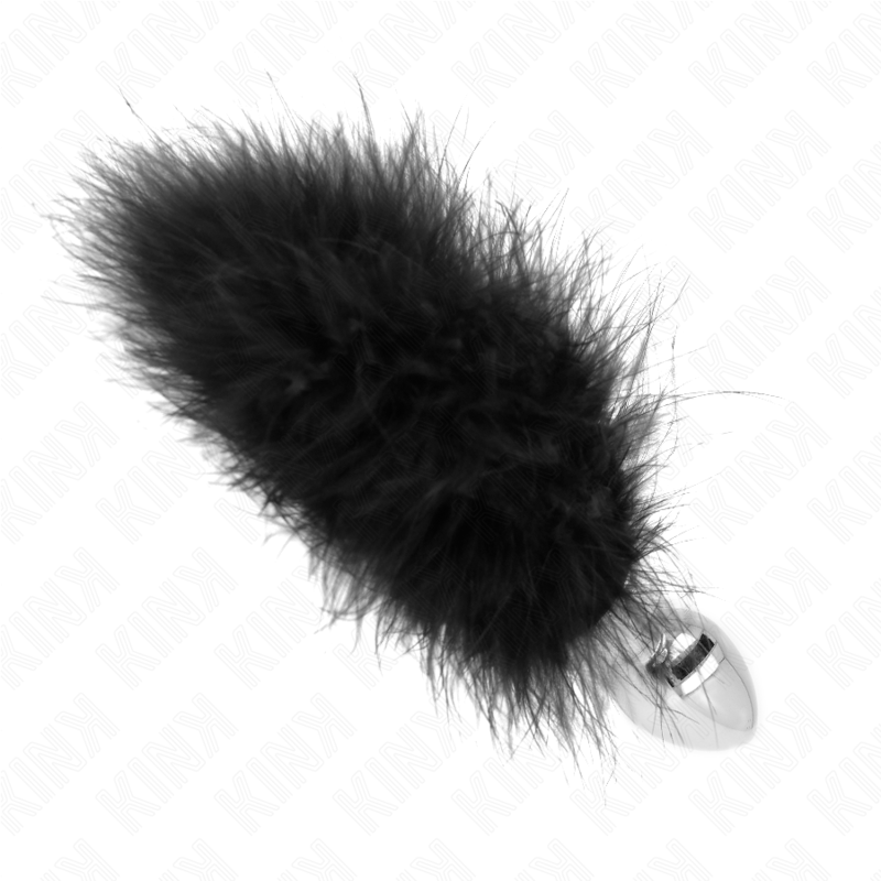 Kink – Edelstahl-Analplug mit Feder, 11 x 7 cm