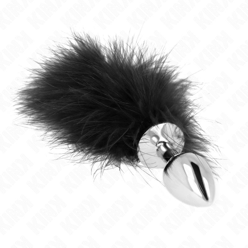 Kink – Edelstahl-Analplug mit Feder, 11 x 7 cm