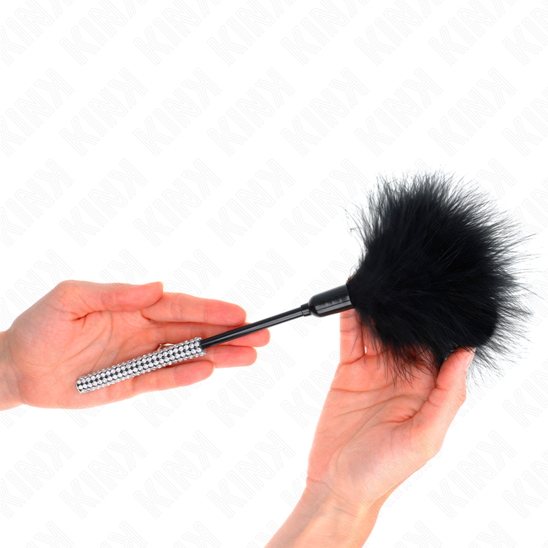 KINK – TICKLE FEATHERS WITH RHINESTONE HANDLE 27 CM
