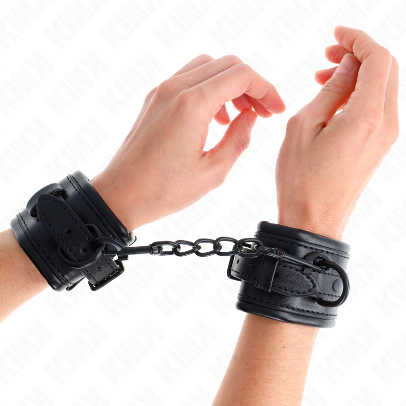KINK – WRIST RESTRAINTS BLACK ADJUSTABLE 20-30 CM X 6 CM