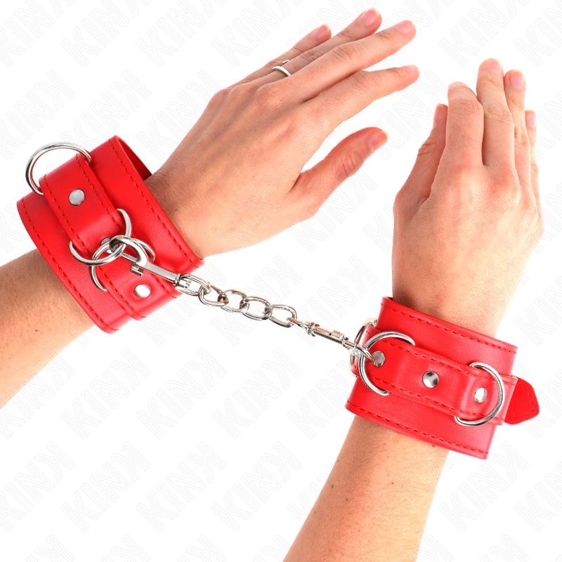 KINK – 3 D-RING WRIST RESTRAINTS ADJUSTABLE 17.5-25 CM X 6 CM
