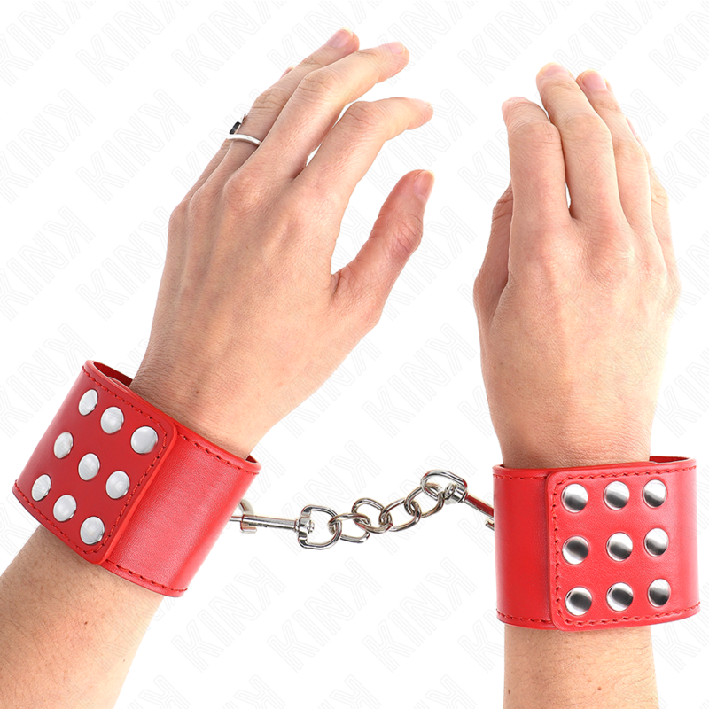 KINK – Handgelenksfesseln mit Druckverschluss, 19–24 cm x 5,5 cm