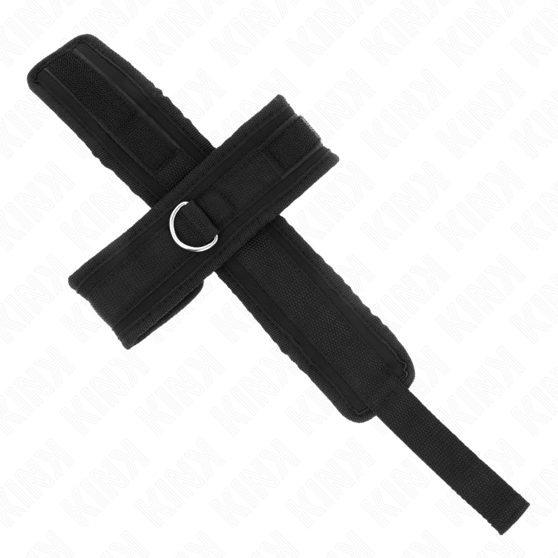 KINK – CROSS CUFFS BLACK 34 X 5.5 CM