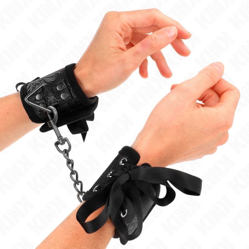 KINK – RESISTENZA DA POLSO SCANDALO DETTAGLI IN PIZZO 24,5 CM X 6,5 CM