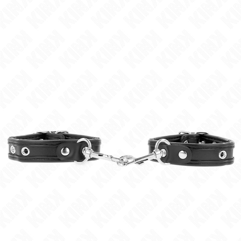 Kink – Mini-Armbänder Schwarz mit Nieten, 16–22 cm